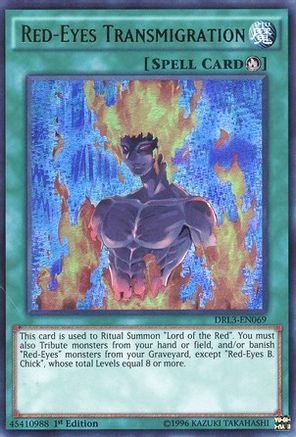 Red-Eyes Transmigration (DRL3-EN069) - Dragons of Legend: Unleashed 1st Edition Dragons of Legend: Unleashed Yugioh Single  Squirtle Squad Card Shop.