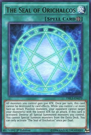The Seal of Orichalcos (DRL3-EN070) - Dragons of Legend: Unleashed 1st Edition Dragons of Legend: Unleashed Yugioh Single  Squirtle Squad Card Shop.