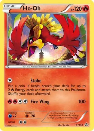 Ho-Oh  - Holofoil XY Promos - Promo XY Promos Pokemon Single  Squirtle Squad Card Shop.