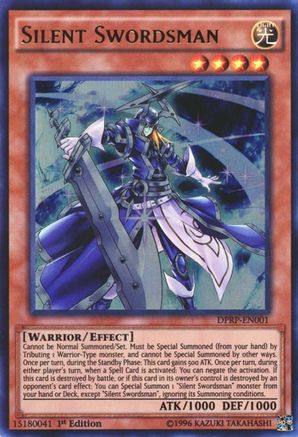 Silent Swordsman (DPRP-EN001) - Duelist Pack: Rivals of the Pharaoh 1st Edition Duelist Pack: Rivals of the Pharaoh Yugioh Single  Squirtle Squad Card Shop.