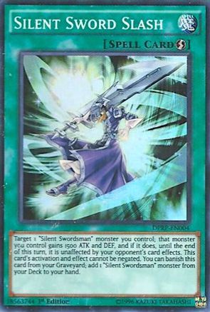 Silent Sword Slash (DPRP-EN004) - Duelist Pack: Rivals of the Pharaoh 1st Edition Duelist Pack: Rivals of the Pharaoh Yugioh Single  Squirtle Squad Card Shop.