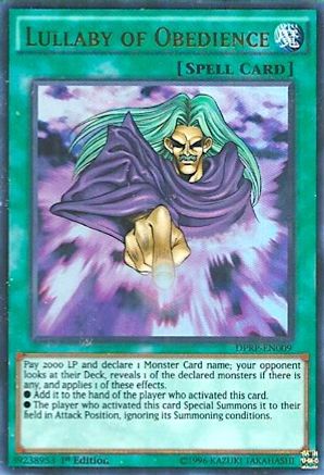 Lullaby of Obedience (DPRP-EN009) - Duelist Pack: Rivals of the Pharaoh 1st Edition Duelist Pack: Rivals of the Pharaoh Yugioh Single  Squirtle Squad Card Shop.