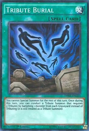 Tribute Burial (DPRP-EN010) - Duelist Pack: Rivals of the Pharaoh 1st Edition Duelist Pack: Rivals of the Pharaoh Yugioh Single  Squirtle Squad Card Shop.
