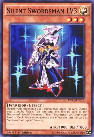 Silent Swordsman LV3 (DPRP-EN016) - Duelist Pack: Rivals of the Pharaoh 1st Edition Duelist Pack: Rivals of the Pharaoh Yugioh Single  Squirtle Squad Card Shop.