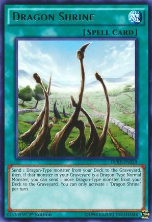 Dragon Shrine (DPRP-EN029) - Duelist Pack: Rivals of the Pharaoh 1st Edition Duelist Pack: Rivals of the Pharaoh Yugioh Single  Squirtle Squad Card Shop.