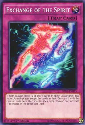 Exchange of the Spirit (DPRP-EN035) - Duelist Pack: Rivals of the Pharaoh 1st Edition Duelist Pack: Rivals of the Pharaoh Yugioh Single  Squirtle Squad Card Shop.