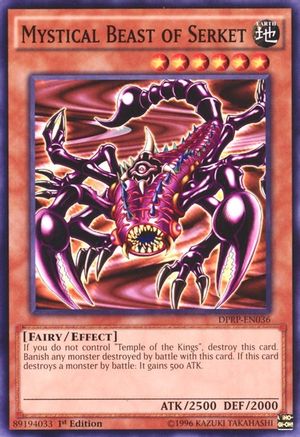 Mystical Beast of Serket (DPRP-EN036) - Duelist Pack: Rivals of the Pharaoh 1st Edition Duelist Pack: Rivals of the Pharaoh Yugioh Single  Squirtle Squad Card Shop.
