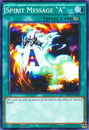 Spirit Message "A" (DPRP-EN044) - Duelist Pack: Rivals of the Pharaoh 1st Edition Duelist Pack: Rivals of the Pharaoh Yugioh Single  Squirtle Squad Card Shop.