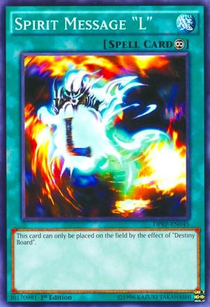 Spirit Message "L" (DPRP-EN045) - Duelist Pack: Rivals of the Pharaoh 1st Edition Duelist Pack: Rivals of the Pharaoh Yugioh Single  Squirtle Squad Card Shop.