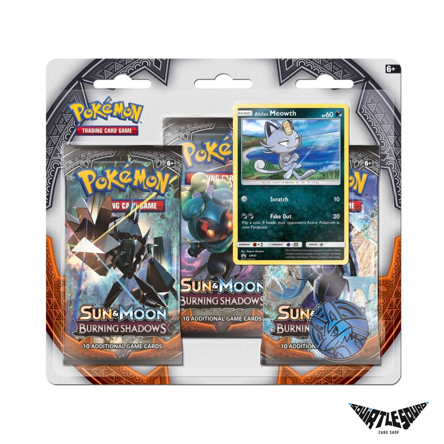 Pokemon - Burning Shadows - 3 Pack Blister - Alolan Meowth