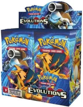 XY Evolutions Booster Box XY - Evolutions Pokemon Sealed  Squirtle Squad Card Shop.