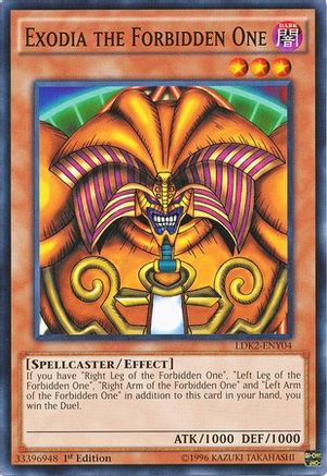 Exodia the Forbidden One (LDK2-ENY04) - Legendary Decks II Unlimited Legendary Decks II Yugioh Single  Squirtle Squad Card Shop.