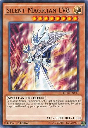 Silent Magician LV8 (LDK2-ENY13) - Legendary Decks II Unlimited Legendary Decks II Yugioh Single  Squirtle Squad Card Shop.