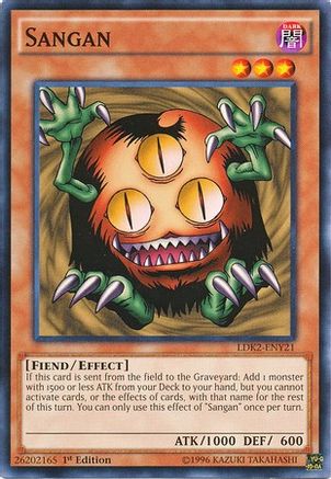 Sangan (LDK2-ENY21) - Legendary Decks II Unlimited Legendary Decks II Yugioh Single  Squirtle Squad Card Shop.