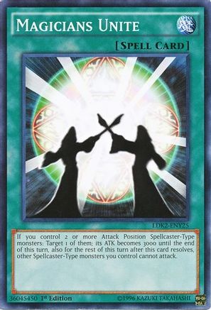 Magicians Unite (LDK2-ENY25) - Legendary Decks II 1st Edition Legendary Decks II Yugioh Single  Squirtle Squad Card Shop.