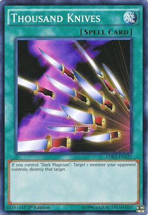Thousand Knives (LDK2-ENY27) - Legendary Decks II Unlimited Legendary Decks II Yugioh Single  Squirtle Squad Card Shop.