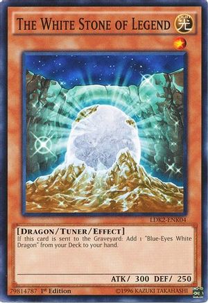 The White Stone of Legend (LDK2-ENK04) - Legendary Decks II 1st Edition Legendary Decks II Yugioh Single  Squirtle Squad Card Shop.