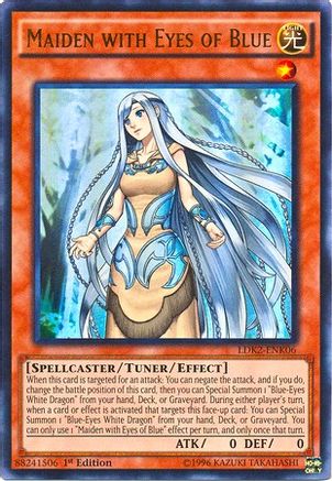 Maiden with Eyes of Blue (LDK2-ENK06) - Legendary Decks II 1st Edition Legendary Decks II Yugioh Single  Squirtle Squad Card Shop.