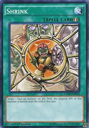 Shrink (LDK2-ENK24) - Legendary Decks II Unlimited Legendary Decks II Yugioh Single  Squirtle Squad Card Shop.
