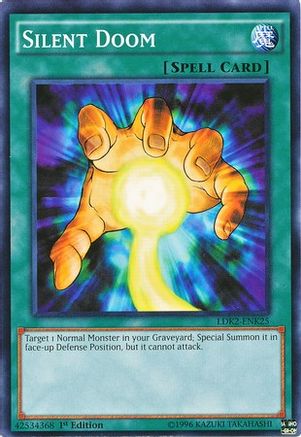 Silent Doom (LDK2-ENK25) - Legendary Decks II 1st Edition Legendary Decks II Yugioh Single  Squirtle Squad Card Shop.