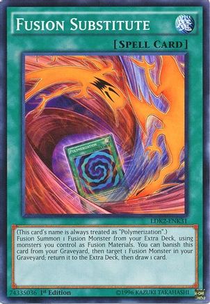 Fusion Substitute (LDK2-ENK31) - Legendary Decks II 1st Edition Legendary Decks II Yugioh Single  Squirtle Squad Card Shop.