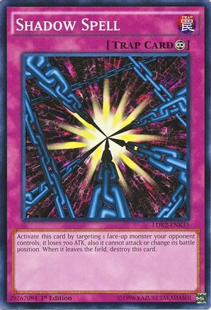 Shadow Spell (LDK2-ENK35) - Legendary Decks II 1st Edition Legendary Decks II Yugioh Single  Squirtle Squad Card Shop.