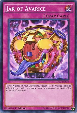 Jar of Avarice (LDK2-ENK38) - Legendary Decks II 1st Edition Legendary Decks II Yugioh Single  Squirtle Squad Card Shop.