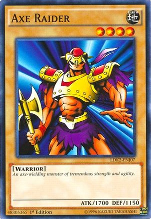 Axe Raider (LDK2-ENJ07) - Legendary Decks II 1st Edition Legendary Decks II Yugioh Single  Squirtle Squad Card Shop.