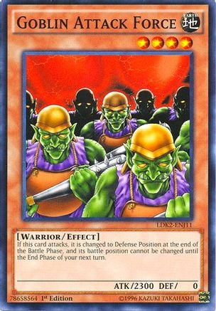 Goblin Attack Force (LDK2-ENJ11) - Legendary Decks II Unlimited Legendary Decks II Yugioh Single  Squirtle Squad Card Shop.