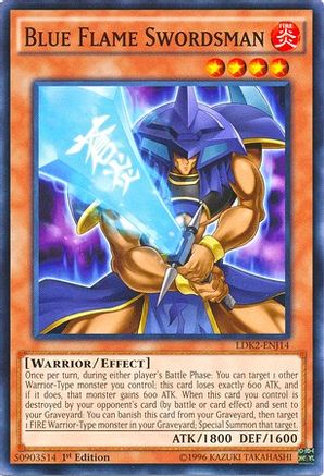 Blue Flame Swordsman (LDK2-ENJ14) - Legendary Decks II 1st Edition Legendary Decks II Yugioh Single  Squirtle Squad Card Shop.