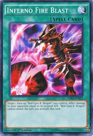 Inferno Fire Blast (LDK2-ENJ23) - Legendary Decks II Unlimited Legendary Decks II Yugioh Single  Squirtle Squad Card Shop.