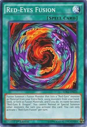 Red-Eyes Fusion (LDK2-ENJ24) - Legendary Decks II Unlimited Legendary Decks II Yugioh Single  Squirtle Squad Card Shop.