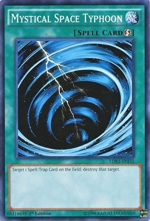 Mystical Space Typhoon (LDK2-ENJ32) - Legendary Decks II 1st Edition Legendary Decks II Yugioh Single  Squirtle Squad Card Shop.