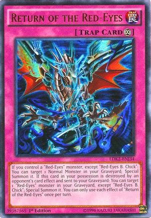 Return of the Red-Eyes (LDK2-ENJ34) - Legendary Decks II Unlimited Legendary Decks II Yugioh Single  Squirtle Squad Card Shop.