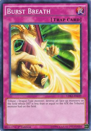Burst Breath (LDK2-ENJ39) - Legendary Decks II Unlimited Legendary Decks II Yugioh Single  Squirtle Squad Card Shop.