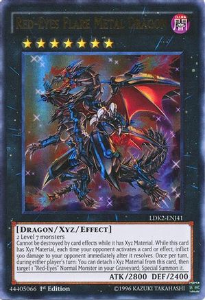 Red-Eyes Flare Metal Dragon (LDK2-ENJ41) - Legendary Decks II 1st Edition Legendary Decks II Yugioh Single  Squirtle Squad Card Shop.
