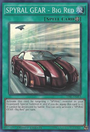 SPYRAL GEAR - Big Red (TDIL-ENSE4) - The Dark Illusion Limited The Dark Illusion Yugioh Single  Squirtle Squad Card Shop.