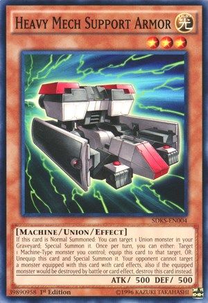 Heavy Mech Support Armor (SDKS-EN004) - Structure Deck: Seto Kaiba 1st Edition Structure Deck: Seto Kaiba Yugioh Single  Squirtle Squad Card Shop.