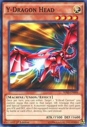 Y-Dragon Head (SDKS-EN006) - Structure Deck: Seto Kaiba Unlimited Structure Deck: Seto Kaiba Yugioh Single  Squirtle Squad Card Shop.