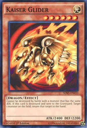 Kaiser Glider (SDKS-EN010) - Structure Deck: Seto Kaiba 1st Edition Structure Deck: Seto Kaiba Yugioh Single  Squirtle Squad Card Shop.