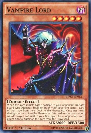 Vampire Lord (SDKS-EN012) - Structure Deck: Seto Kaiba Unlimited Structure Deck: Seto Kaiba Yugioh Single  Squirtle Squad Card Shop.