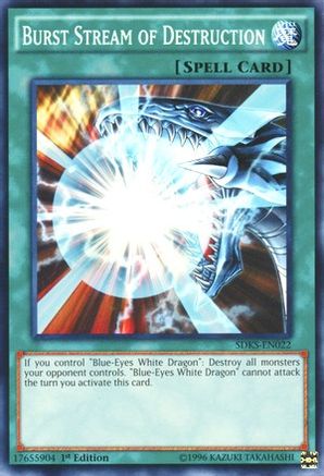 Burst Stream of Destruction (SDKS-EN022) - Structure Deck: Seto Kaiba 1st Edition Structure Deck: Seto Kaiba Yugioh Single  Squirtle Squad Card Shop.