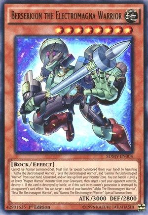 Berserkion the Electromagna Warrior (SDMY-EN004) - Structure Deck: Yugi Muto 1st Edition Structure Deck: Yugi Muto Yugioh Single  Squirtle Squad Card Shop.