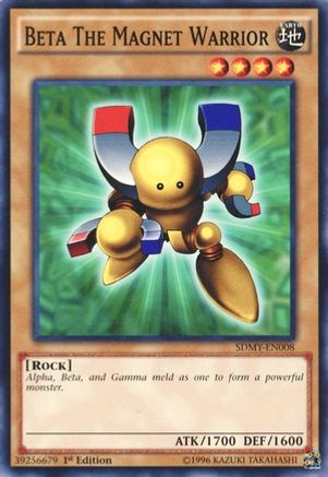 Beta The Magnet Warrior (SDMY-EN008) - Structure Deck: Yugi Muto 1st Edition Structure Deck: Yugi Muto Yugioh Single  Squirtle Squad Card Shop.