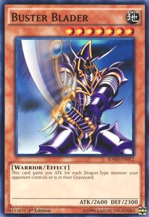 Buster Blader (SDMY-EN012) - Structure Deck: Yugi Muto 1st Edition Structure Deck: Yugi Muto Yugioh Single  Squirtle Squad Card Shop.