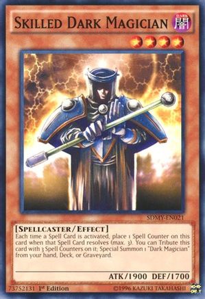 Skilled Dark Magician (SDMY-EN021) - Structure Deck: Yugi Muto 1st Edition Structure Deck: Yugi Muto Yugioh Single  Squirtle Squad Card Shop.