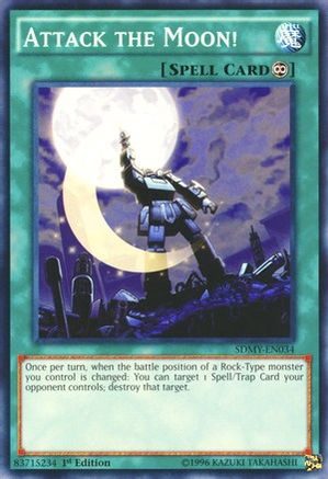 Attack the Moon! (SDMY-EN034) - Structure Deck: Yugi Muto 1st Edition Structure Deck: Yugi Muto Yugioh Single  Squirtle Squad Card Shop.