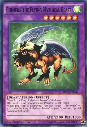 Chimera the Flying Mythical Beast (SDMY-EN044) - Structure Deck: Yugi Muto 1st Edition Structure Deck: Yugi Muto Yugioh Single  Squirtle Squad Card Shop.