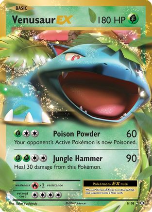 Venusaur EX 001 (H) - XY Evolutions - UR