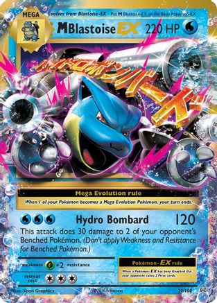 M Blastoise EX 022  - Holofoil XY  Evolutions - Ultra Rare XY - Evolutions Pokemon Single  Squirtle Squad Card Shop.